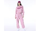 Damen Pullover New Era - MLB Floral Graphic Crop Hoodie - LA Dodgers - Pink