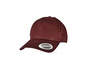 Kappe Yupoong 5-Panel Curved Classic Snapback burgundy