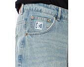 Shorts Karl Kani OG Denim Baggy Jorts bleached blue