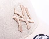 Kappe New Era - MLB Linen 9TWENTY - NY Yankees - Stone