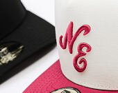 Kappe New Era - Branded Script 59FIFTY - Ivory / Cherry