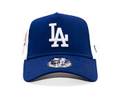 Kappe New Era - MLB Side Patch 9FORTY Trucker - LA Dodgers - Blue