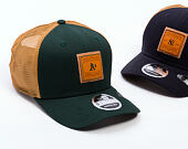 Kappe New Era - MLB Debossed 9SEVENTY Stretch-Snap - Oakland Athletics - Green / Brown