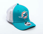 Kappe New Era - NFL Contrast Stitch 9SEVENTY Stretch-Snap - Miami Dolphins - Teal