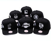 Kappe Mitchell & Ness - NBA Born To Win Pro Snapback - Golden State Warriors - Black