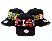 Kappe Mitchell & Ness - NBA Hyper Type Pro Snapback - Chicago Bulls - Black