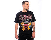 T-Shirt Mitchell & Ness - NBA Big Champ Tee - Chicago Bulls - Black