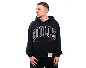 Pullover Mitchell & Ness - NBA Logo Over Hoodie - Chicago Bulls - Black