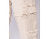 Hose Karl Kani - Og Fringed Baggy Cargo Pants - White