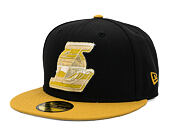 Kappe New Era - NBA 59FIFTY Day LA Lakers - Black & Gold