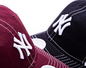 Damen Kappe New Era - MLB Washed & Mesh 9TWENTY - NY Yankees - Burgundy