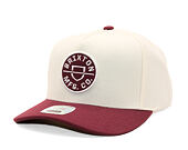 Kappe Brixton - Crest C Mp Snapback - Port/Off White