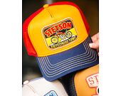 Kappe Stetson - Trucker Cap Motocross Team - Navy/Orange