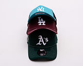 Kappe New Era - MLB Contrast Stitch WS Retro 9FORTY Trucker - LA Dodgers - Burgundy