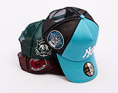 Kappe New Era - MLB Contrast Stitch WS Retro 9FORTY Trucker - Oakland Athletics - Dark Green