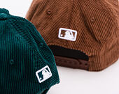 Kappe New Era - MLB Cord 9FORTY M-CROWN - Oakland Athletics - Dark Green