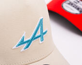 Kappe New Era - F1 Seasonal POP 9FORTY Trucker - Alpine Racing - Stone