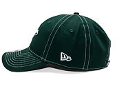 Kappe New Era - MLB Contrast Stitch 9TWENTY - Oakland Athletics - Dark Green / White