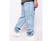 Hose Karl Kani - KK Retro Baggy Workwear Denim light blue