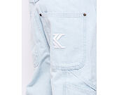 Hose Karl Kani - Retro Baggy Workwear Denim bleached blue