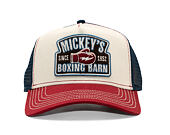 Kappe Stetson - Trucker Cap Boxing Barn by JJ Hats - Wine/White