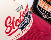 Kappe Stetson - Trucker Cap Vintage Racing - Wine/Off-White