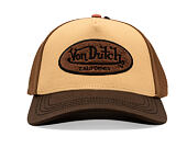 Kappe Von Dutch - Trucker - Terry Logo - Brown/Beige