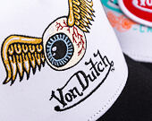 Kappi Von Dutch - Trucker - Eye Out Logo - Weiß/Schwarz