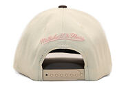 Kappe Mitchell & Ness - Blush Sand Classic Red - Chicago Bulls - Sand/Brown