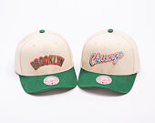 Kappe Mitchell & Ness - Green Orange Pro Crown - Brooklyn Nets - Sand/Green