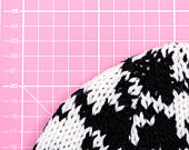 Damen Mütze New Era - Houndstooth Beanie - Cream / Black