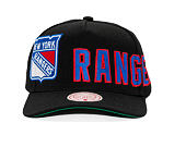 Kappe Mitchell & Ness - NHL Busted Pro - New York Rangers - Black