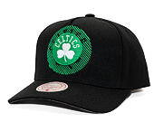 Kappe Mitchell & Ness - NBA Tilted Pro Snapback - Boston Celtics - Black