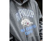 Pullover Rip N Dip - White Panther Hoodie - Heather Grey