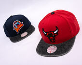 Kappe Mitchell & Ness - NBA Denim Patchwork - Chicago Bulls - Red