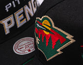 Kappe Mitchell & Ness - NHL Busted Pro - Minnesota Wild - Black