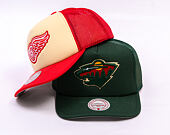 Kappe Mitchell & Ness - NHL Vintage Block Trucker - Detroit Red Wings - Cream