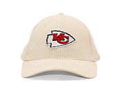 Kappe New Era - NFL Cord 9FORTY M-Crown - Kansas City Chiefs - Cream