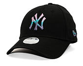 Damen Kappe New Era - MLB Womens Metallic Logo 9FORTY - NY Yankees - Black / Ink Purple