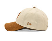 Damen Kappe New Era - MLB Faux Suede 9FORTY - NY Yankees - Cream / Camel