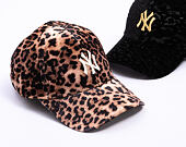 Damen Kappe New Era - MLB Womens Leo Velour 9FORTY - NY Yankees - Brown / Cream