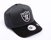 Kappe New Era - NFL Charcoal Drop 9FORTY A-Frame - LAs Vegas Raiders - Steel Clouds / Black