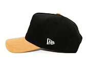 Kappe New Era - MLB Suede Visor 9FORTY A-Frame - NY Yankees - Black / Camel
