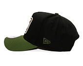 Kappe New Era - Branded Camo Patch 9FORTY A-Frame - Black / Rifle Green