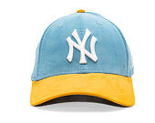 Kinder Kappe New Era - MLB Kids Cord 9FORTY - NY Yankees - Blue Foam / Yellow