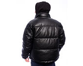 Jacke Karl Kani - Metal Signature Pu Leather Puffer Jacket - Black