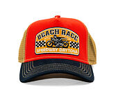 Kappe Stetson - Trucker Cap Beach Race by FWS - Blue/Orange
