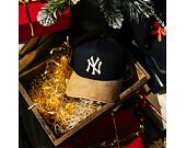 Kappe New Era - MLB Suede Visor 9FORTY A-Frame - NY Yankees - Black / Camel