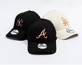 Kappe New Era - Animal Pack 9FORTY MLB Faux Pony Cow Infill - Atlanta Braves