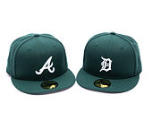 Kappe New Era - MLB Seasonal 59FIFTY - Atlanta Braves - Dark Green